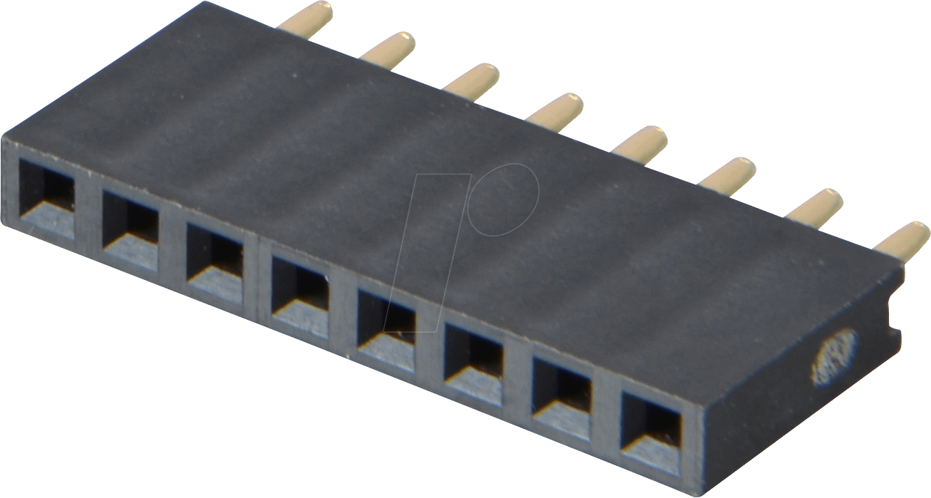 MPE 094-1-008 - Buchsenleisten 2,54 mm, 1X08, gerade