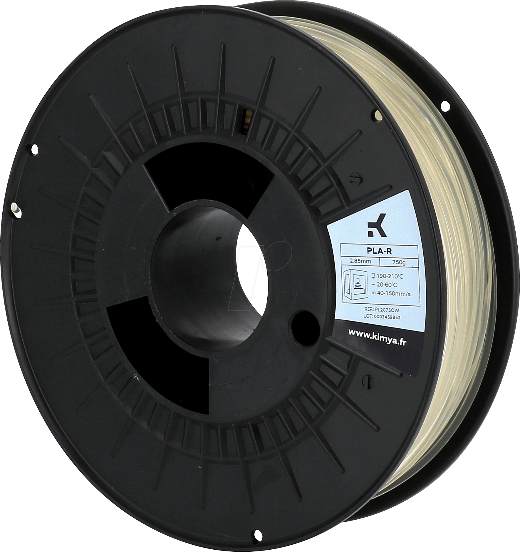 KIMYA PL2075OW - Filament, PLA-R, Natürlich, 2,85 mm, 750 g