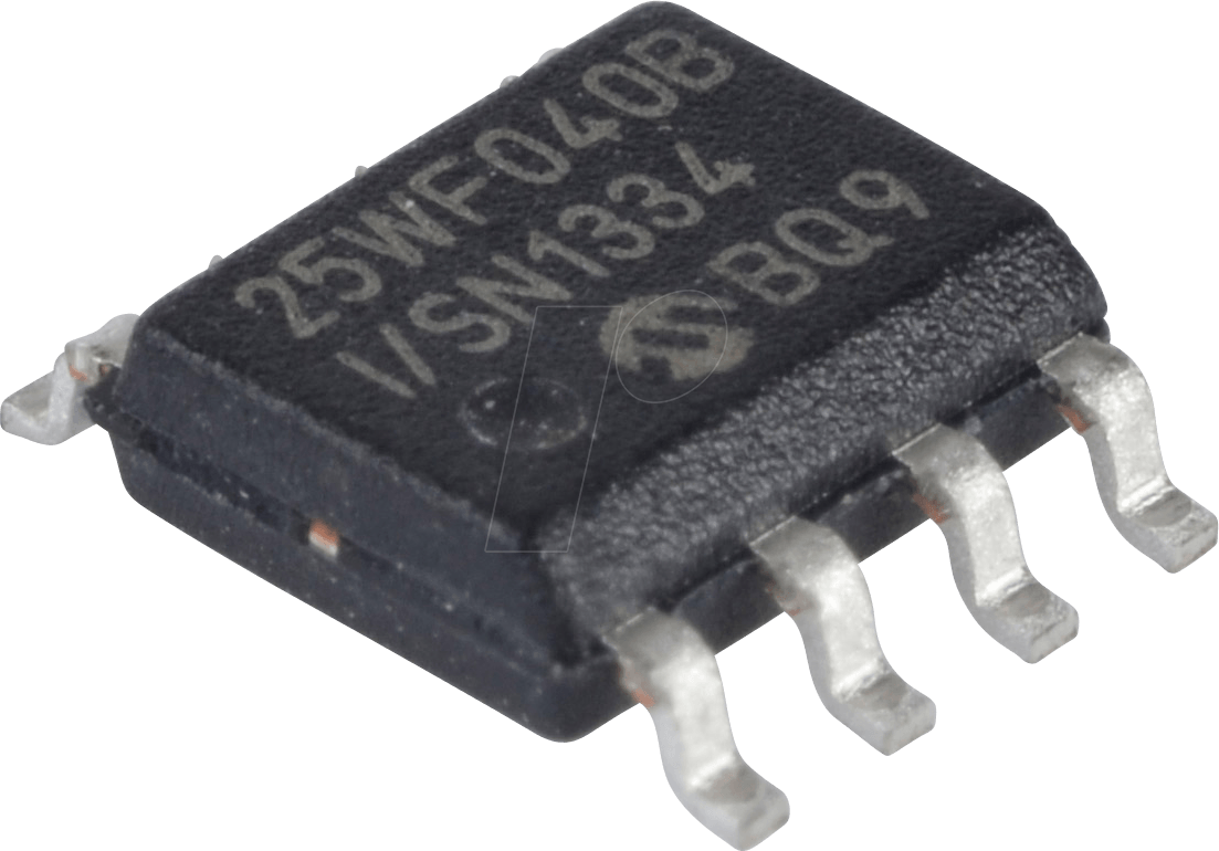 25WF040B-40I/SN - Serieller Flash Speicher, 4 Mb, 1,65...1,95 V, SO-8