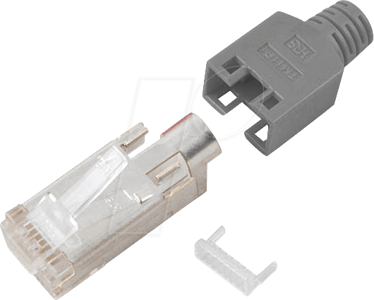 HIROSE GR - RJ45 Hirose Stecker Cat-5e, TM11, grau