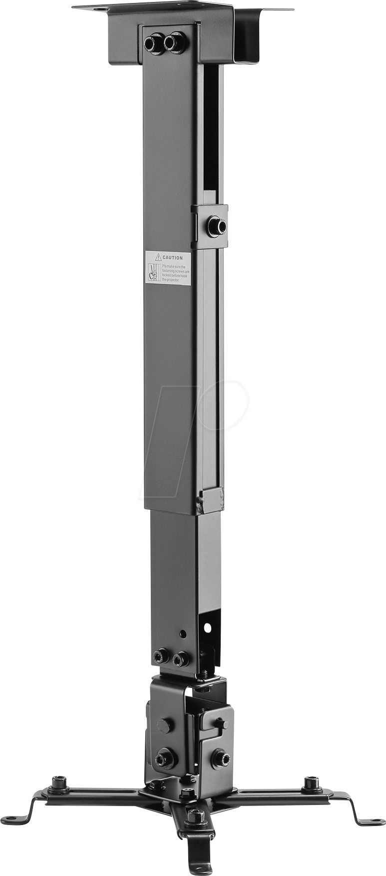 MANHATTAN 461207 - Deckenhalterung für Beamer, max. 20 kg, schwarz