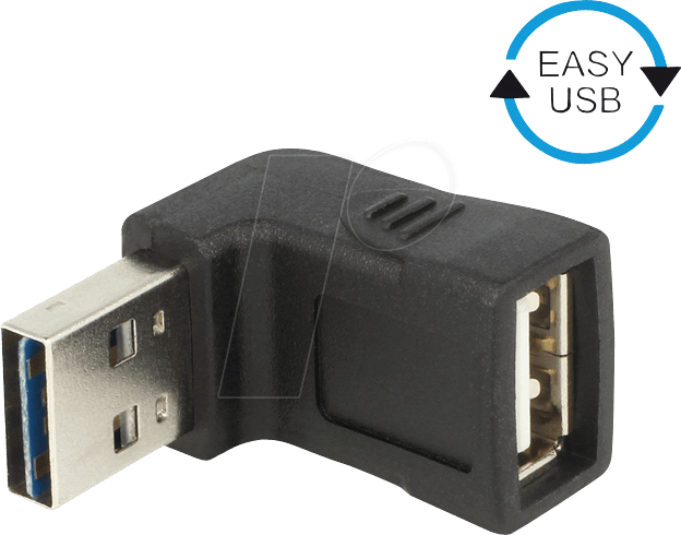 DELOCK 65521 - EASY USB A Stecker auf USB A Buchse