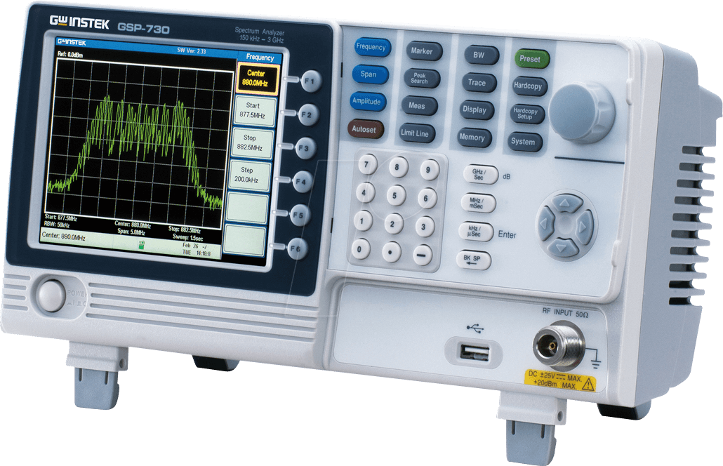 GSP-730 - Spektrumanalysator GSP-730, 3000 MHz, USB, RS-232