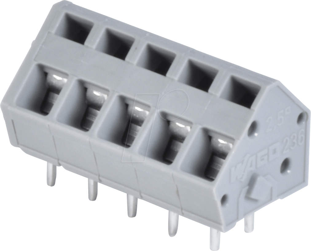 WAGO 236-405 - Klemmleiste, RM 5,08, 5-polig