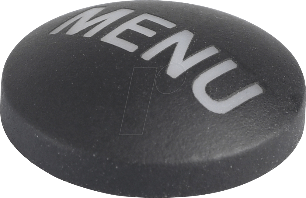 KAPPE 1ZCS MWBME - Kappe Multimec 5, Ø14,3mm, bel, Symbol MENU