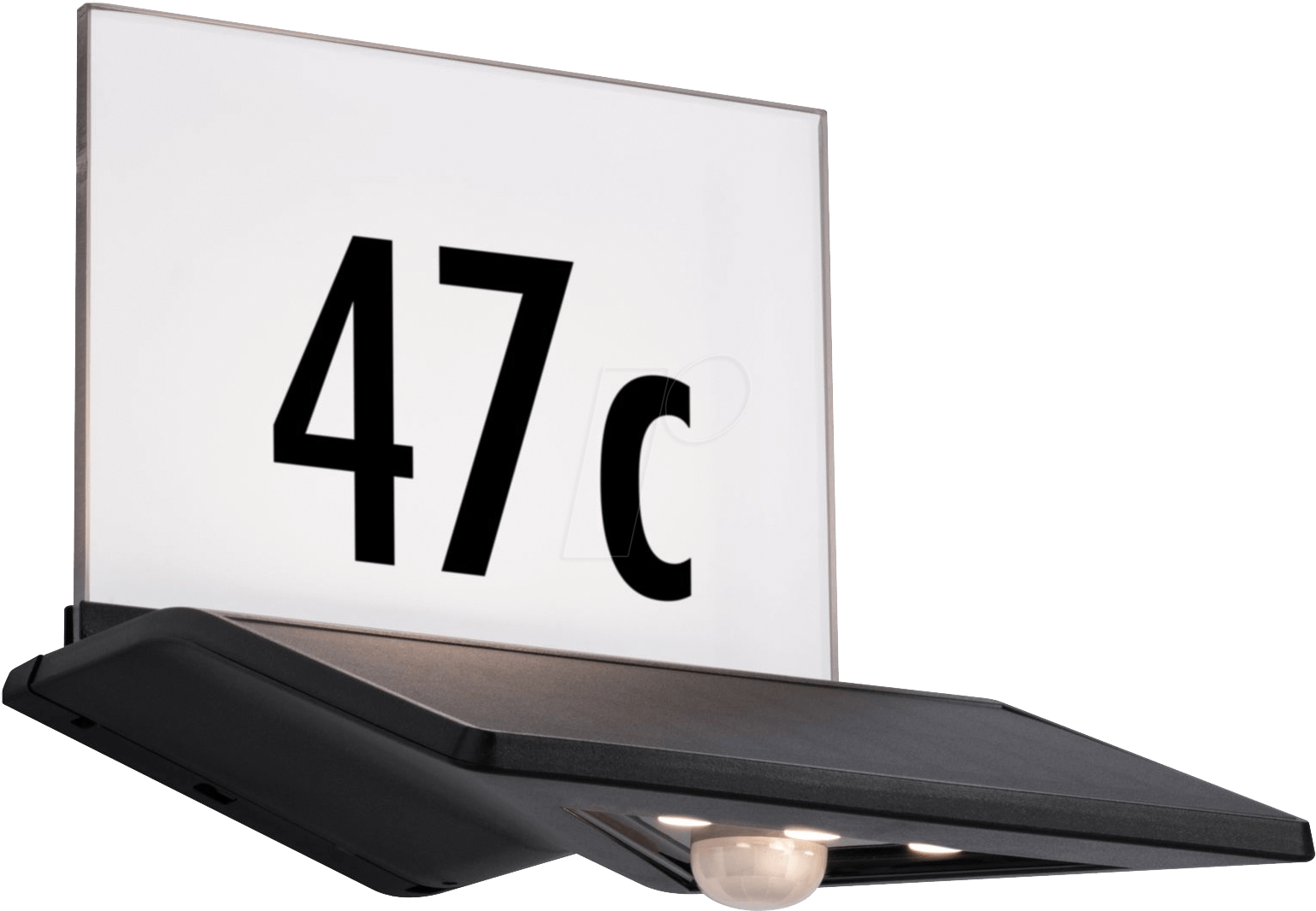 PLM 94243 - LED-Solarleuchte, Hausnummernleuchte, anthrazit, IP44