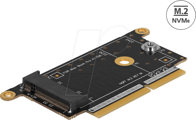 DELOCK 64139 - Konverter MacBook Pro SSD > Key M, gewinkelt
