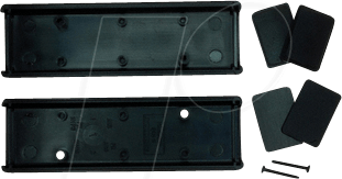 1593DBK - Schalengehäuse, Serie 1593, 36 x 114 x 25 mm, schwarz