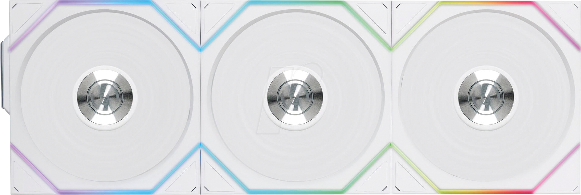 LIAN TL1W3W - Lian Li Wireless Lüfter, ARGB, PWM, 3er-Pack, 120 mm, weiß
