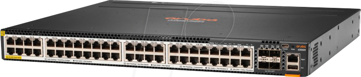 HP 6300M-48 - Switch, 52-Port, 5 Gigabit Ethernet, SFP56, PoE++