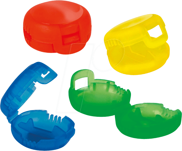 DELOCK 18292 - Kabelmarker Clip Set 4 Stück