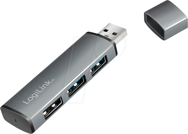 LOGILINK UA0395 - USB 3.1 Hub, 3 Port, Stick-Format