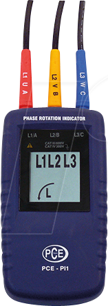 PCE PI1 - Drehfeldrichtungsanzeiger PCE-PI1