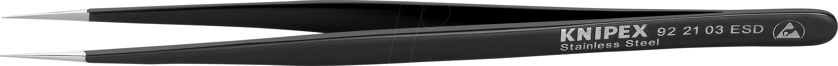 Thumbnail - KN 92 21 03 ESD - Universalpinzette ESD Edelstahl