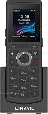 FANVIL W610H - DECT-Telefon, Mobilteil mit Ladeschale, schwarz
