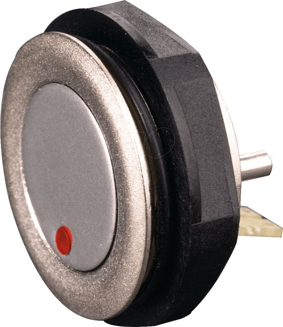 TASTER 2856 GN - AV-Taster, Zinkdruckguss, Schraubanschl., LED gn