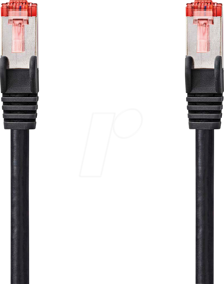 N CCGL85221BK015 - Patchkabel, Cat.6, S/FTP, 0,15 m, schwarz