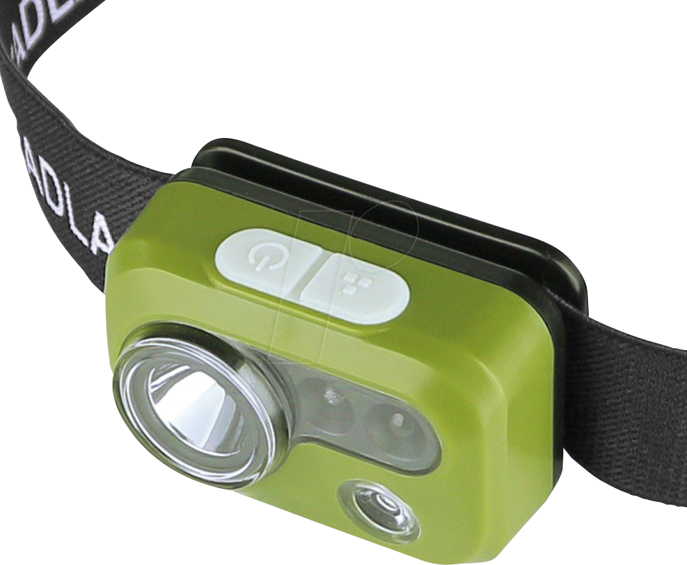 FONTASTIC 264412 - LED-Stirnleuchte Goyo, 230 lm, Akku, IPX4, grün