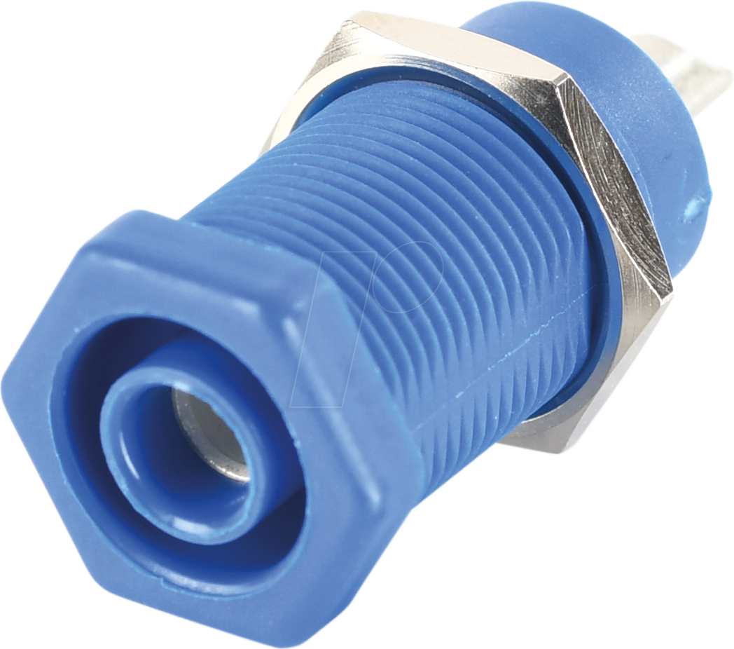 R941923600 - Bananenbuchse, 4 mm, Lötanschluss, blau