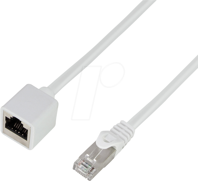 Thumbnail - LOGILINK CQX051S - Patchkabelverlängerung, Cat.6A, S/FTP, weiß, 2 m