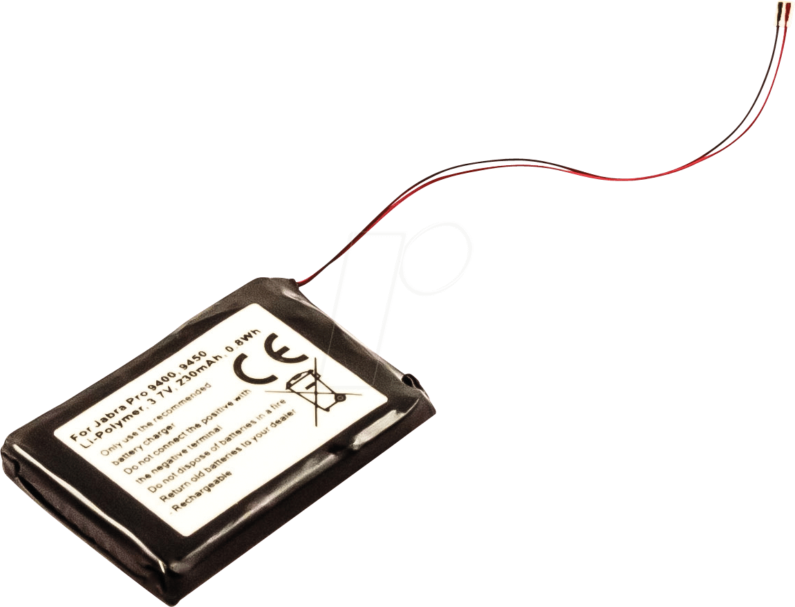 AKKU 30088 - Ersatzakku, Jabra Pro 9400, Li-Po, 230 mAh
