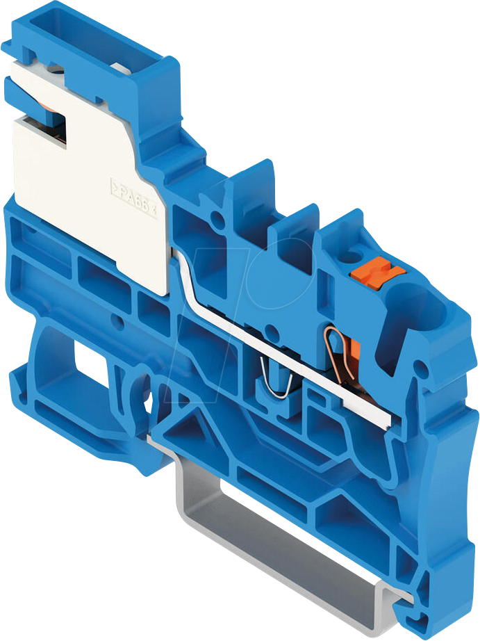 WAGO 2202-7114 - 1-Leiter-N-Trennklemme, 2,5 mm², blau