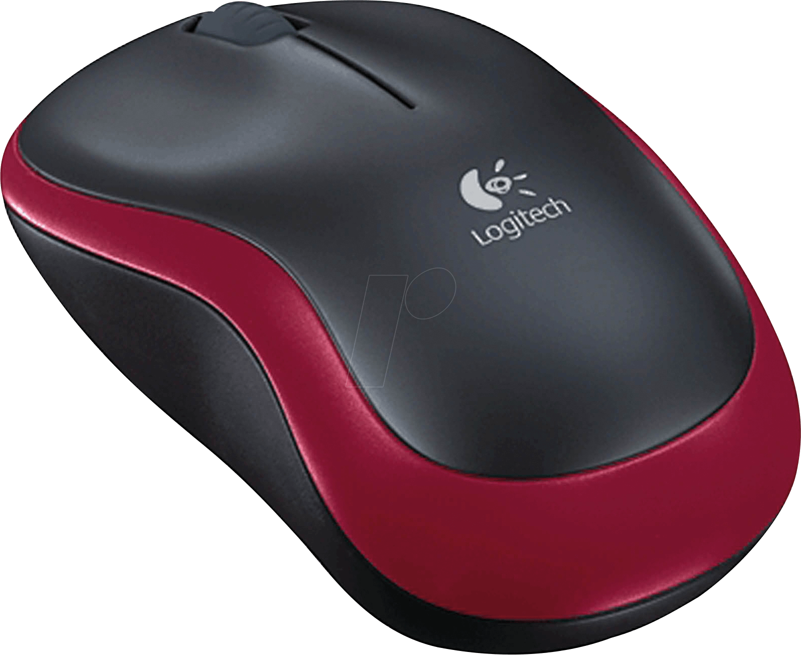 LOGITECH M185 RT - Maus (Mouse), Funk, rot
