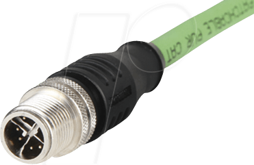 M12 ASL801 - Anschlussleitung M12, 8-polig, 1m