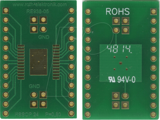 RE 938-05 - Adapter HSSOP24 P=0,80 mm RM 2,54 mm