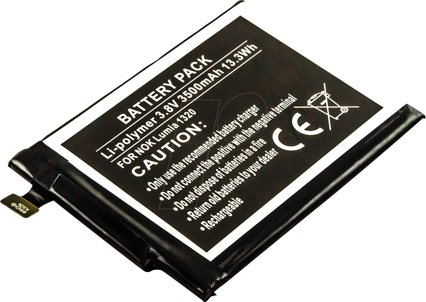 Thumbnail - AKKU 10837 - Smartphone-Akku für Microsoft-Geräte, Li-Po, 3500 mAh