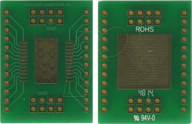 RE 968-01 - Adapter HSOP24 P=1,00 mm RM 2,54 mm