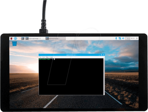 RASP PI 5 AMOLED - Raspberry Pi Shield - Display AMOLED-Touch, 5,5'', 1080x1920 Px