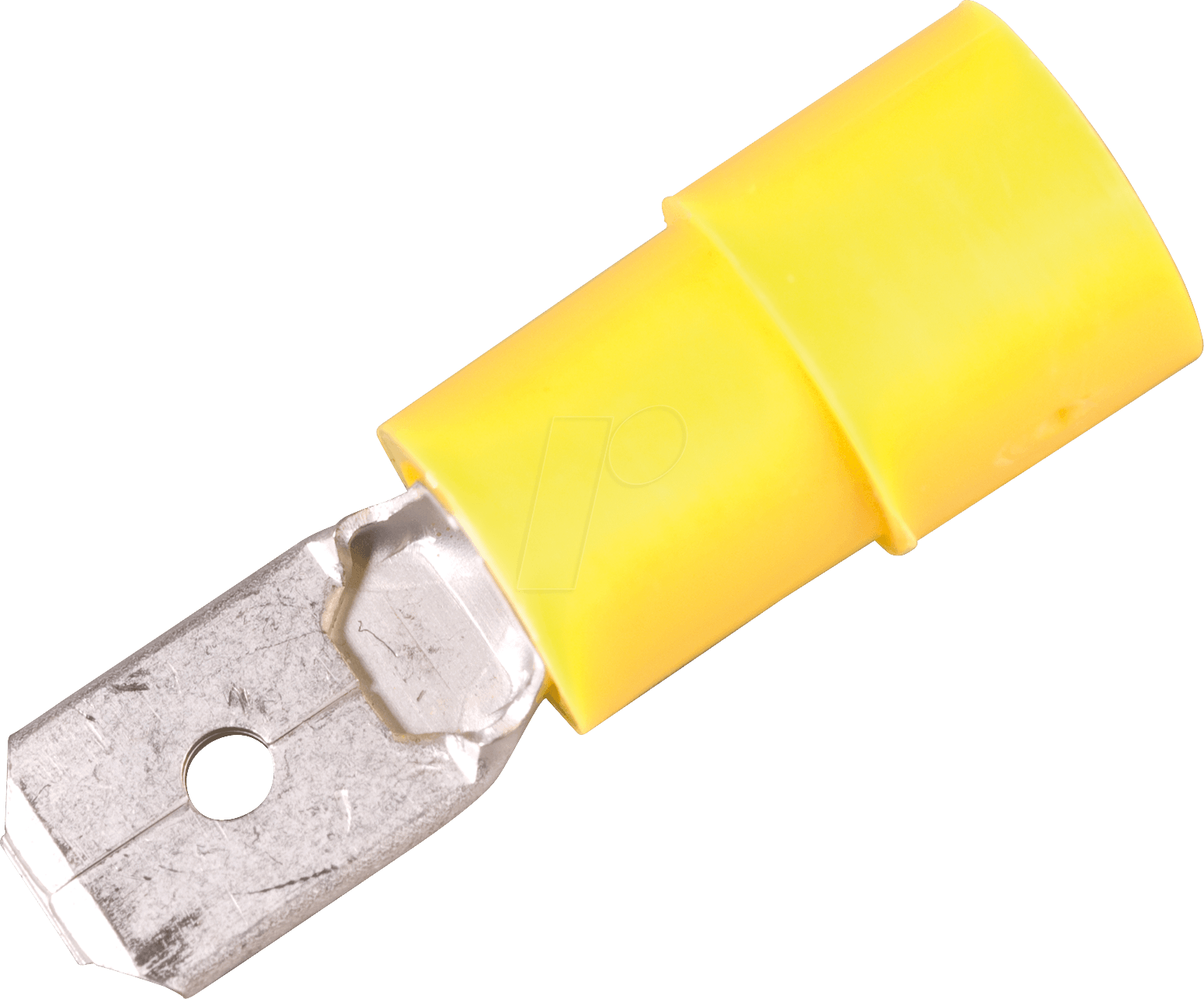 FS-G-6,35 - Flachstecker, Breite: 6,35mm, gelb