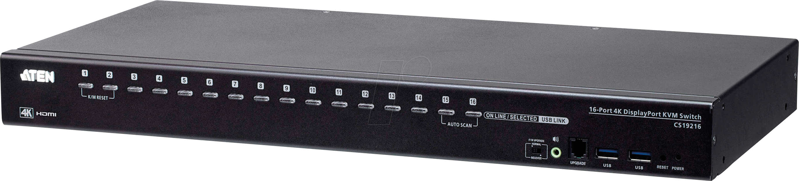 ATEN CS19216 - 16-Port KVM Switch, DisplayPort, Audio
