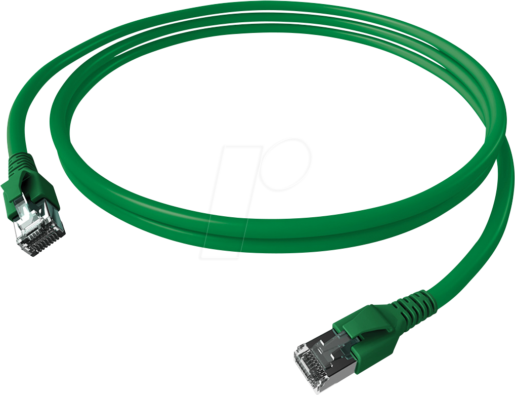 CP1KGBGBG0030 - Cat.6a Patchkabel, S/FTP, FlexBoot, grün, 3 m