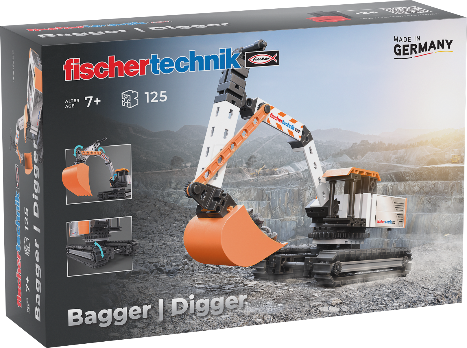 FISCHER 576104 - Bagger, 125 Teile