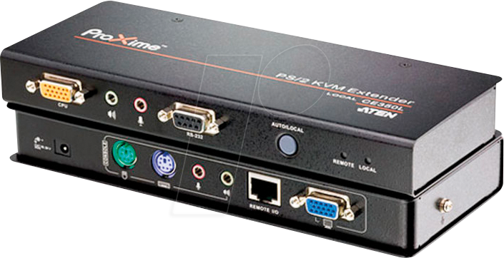 ATEN CE350 - KVM Extender Set, VGA, Audio, PS/2, RS-232, 150 m