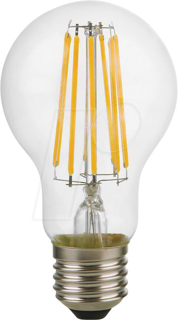 SCHI LX023870902 - LED-Lampe E27, 8 W, 806 lm, 2500 K, Filament, dimmbar