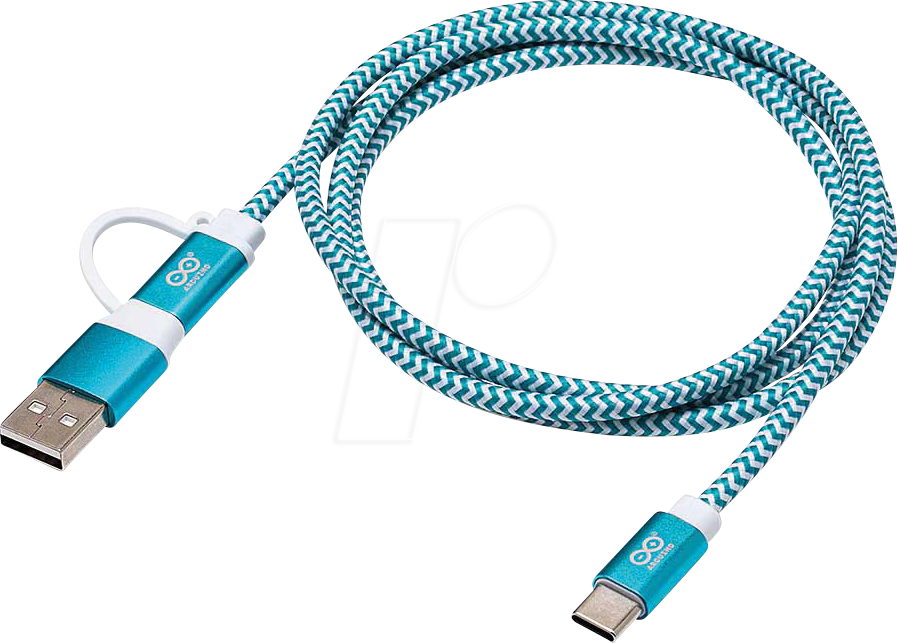 ARD TPX00094 - USB 2.0 Kabel, Arduino USB-C 2 in 1 Kabel, 1 m