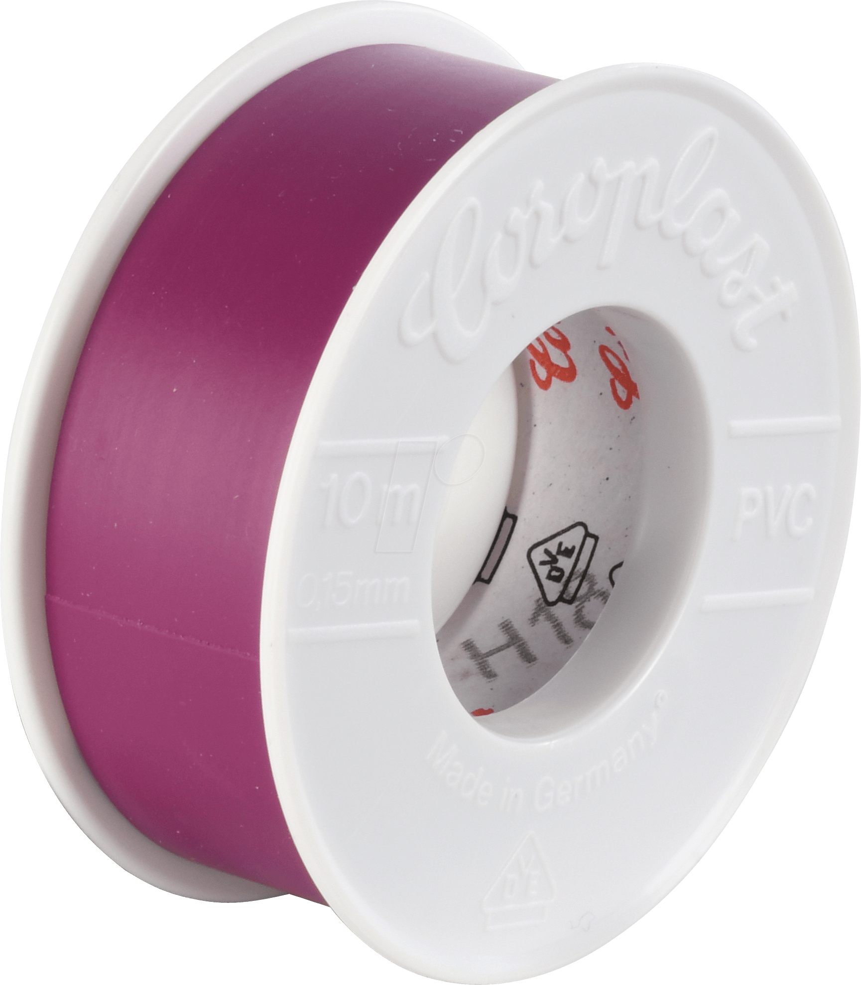 CORO 1687 - VDE Elektroisolierband, 10 m, 19 mm, violett