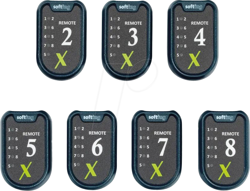 SOFTING 226192 - LinkXpert Smart Remote, Set mit 7 Stück, #2 - #8