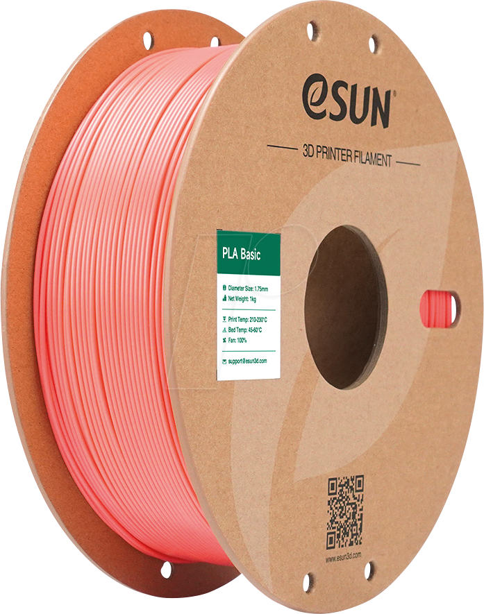 ESUN 72211438 - Filament, PLA-Basic, 1,75 mm, rosa, 1 kg