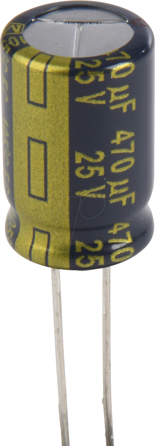 Thumbnail - FC-A 470U 25B - Elko radial, 470µF, 25V, 105°C, low ESR, AEC-Q200