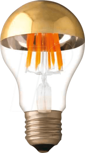 OPT 1893 - LED-Lampe E27, 4 W, halb gold, 2700 K, Filament