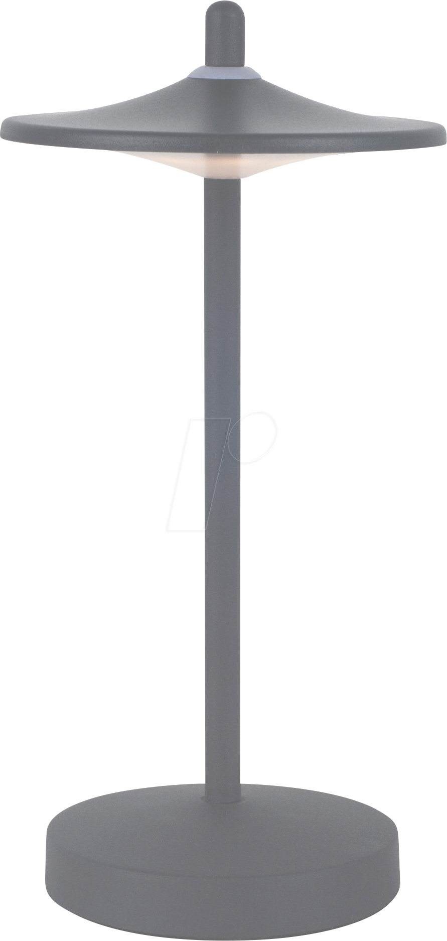 MLI 27700202 - Akku-Tischleuchte Lily, 3000 K, dimmbar, IP54, grau