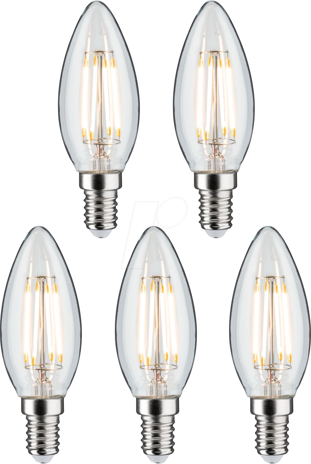 PLM 29094 - LED-Filamentlampe E14, 4,8 W, 470 lm, 2700 K, 5er-Pack
