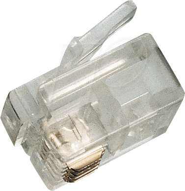 MP 6-4 - Modular Stecker RJ11, Kontakte 6, bestückt 4
