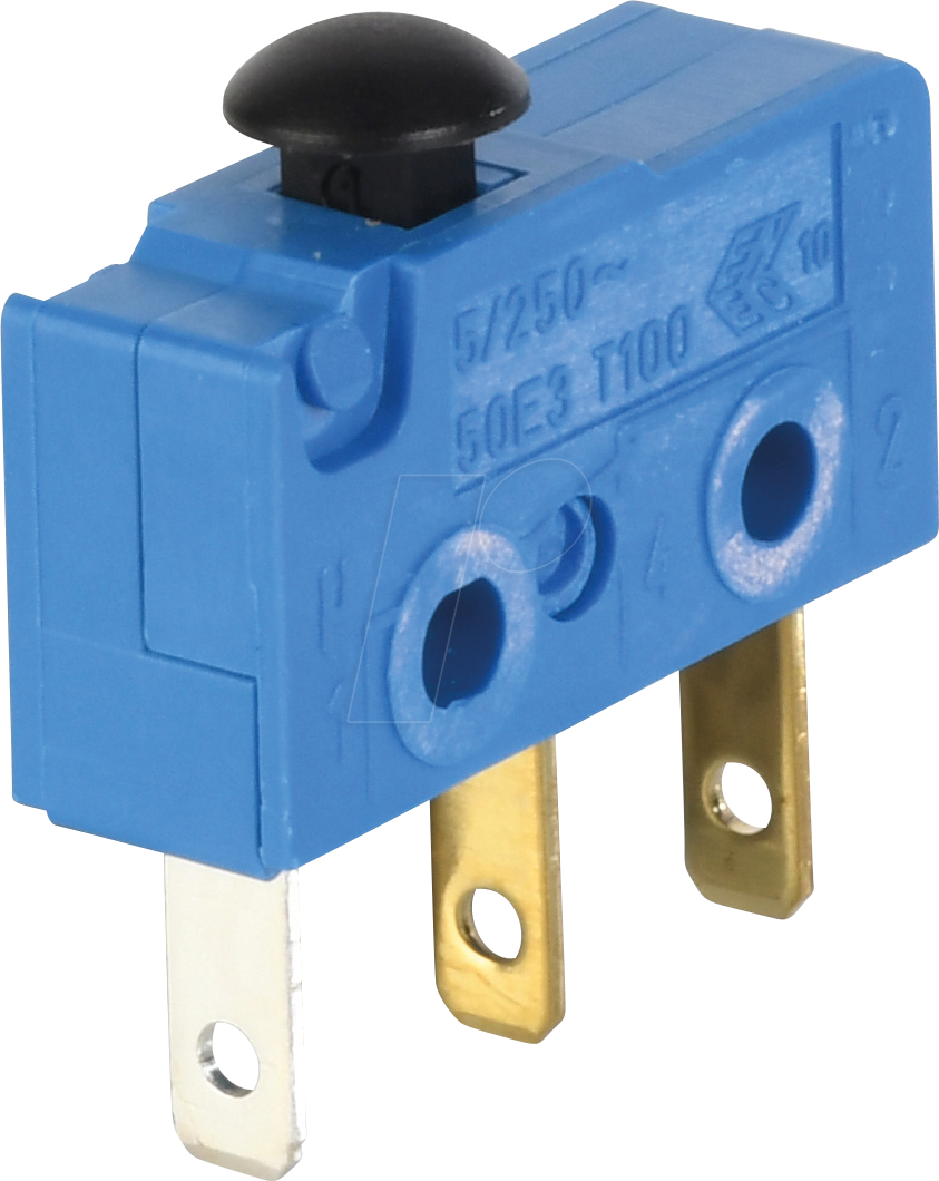 MAR 1050.1202 - Mikroschalter Kappenstössel, 1 CO, 1,5 N