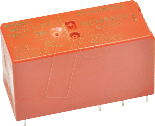 TE 9-1393243-9 - Leistungsrelais monostabil, THT, 24 V DC, 8 A, 2 Schließer (NO)