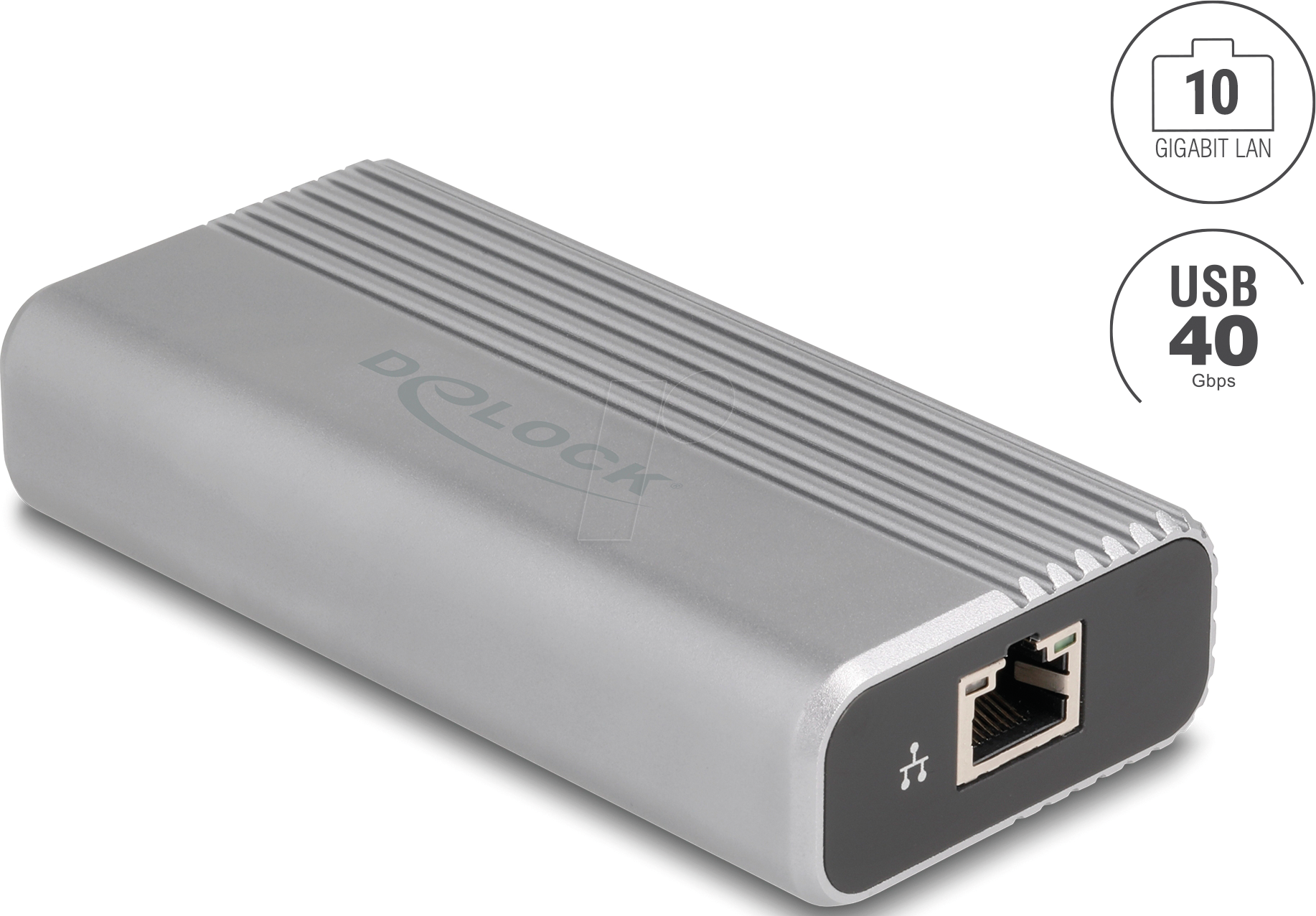DELOCK 64349 - Netzwerkkarte, USB Type-C, 10 Gigabit Ethernet, 1x RJ45